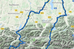 Hahntennjoch und Kühtai  - Oktober / 17 / 2018 - 380 km - 7,5 Std.
